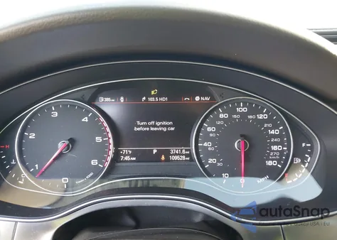 2014 Audi A6 3.0 Tdi Premium Plus из США, поврежденный, VIN WAUHMAFC8EN079438